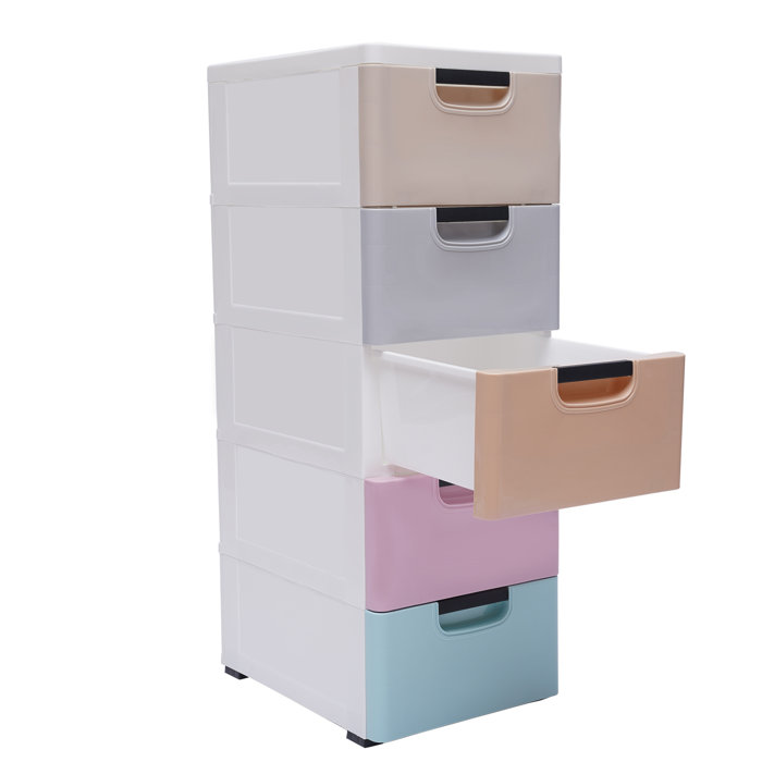 Rebrilliant Journii 5Drawer Plastic Storage 11.81" X 15.75" X